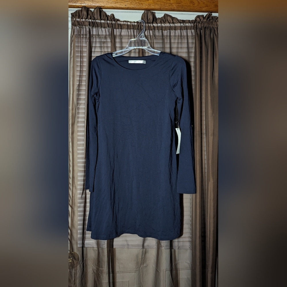 Susana Monaco Long Sleeve Dress navy Small